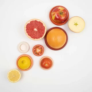 Couvercles alimentaires en silicone lavable x5 par Food Huggers