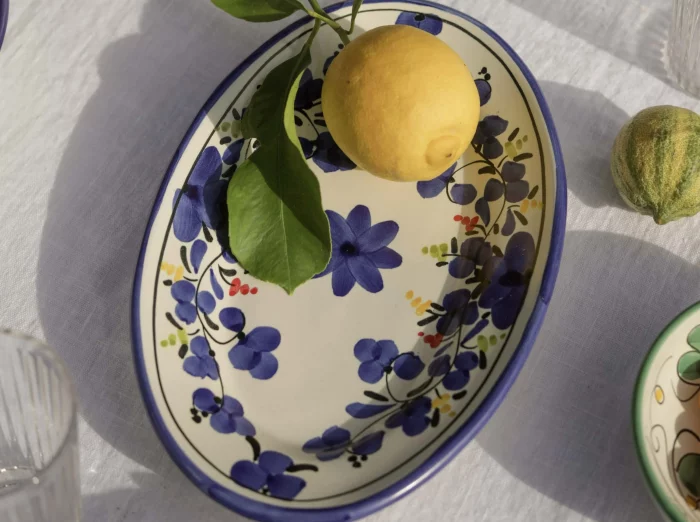 petit plat italien oval Molleni Capri