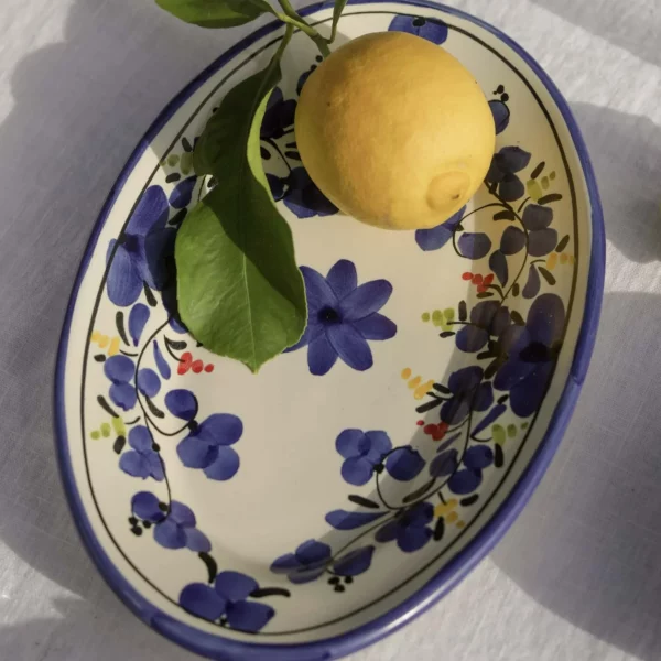 petit plat italien oval Molleni Capri