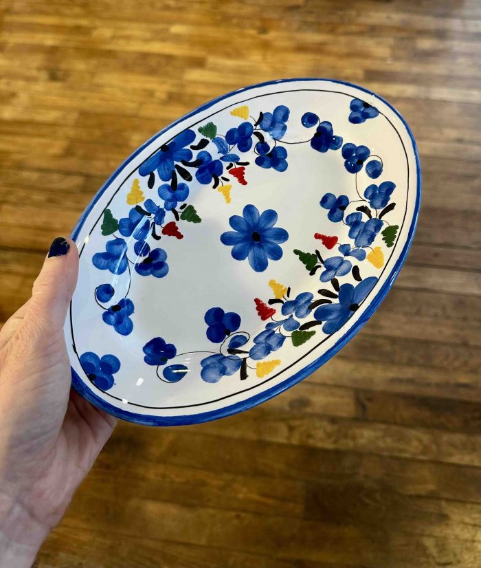 petit plat italien oval Molleni Capri