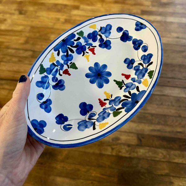 petit plat italien oval Molleni Capri