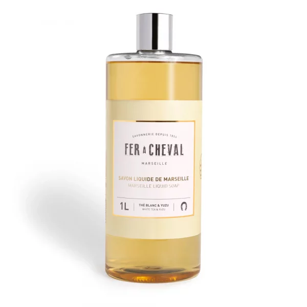 savon liquide 1L fer à cheval thé blanc yuzu