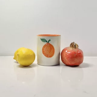 bougie naturelle parfum mandarine par Kult