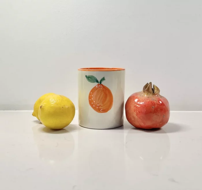 bougie naturelle parfum mandarine par Kult