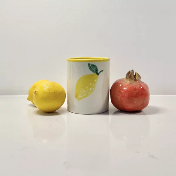 bougie naturelle parfum citron basilic par Kult
