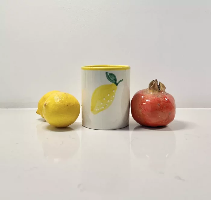 bougie naturelle parfum citron basilic par Kult