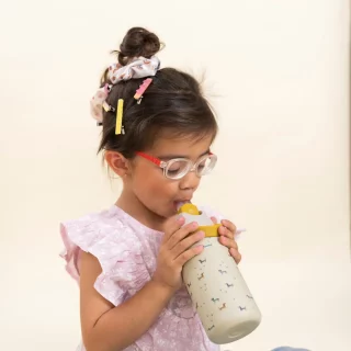 gourde en inox isotherme pour enfant Teckel par The Cotton Cloud