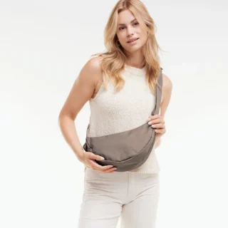 Banane imperméable recyclée marron taupe Got Bag