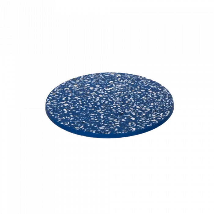 dessous de plat huitres et pigment bleu malakio