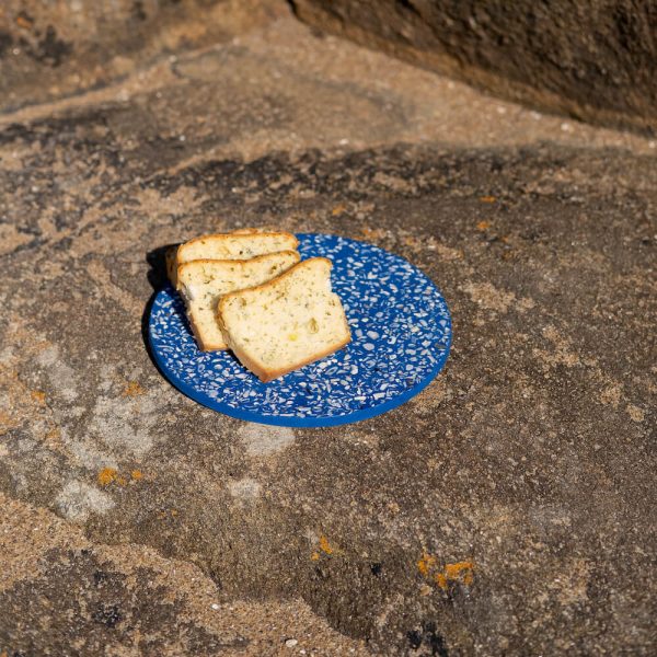 dessous de plat huitres et pigment bleu malakio
