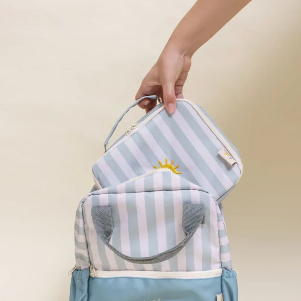sac à lunch gouter pour enfant - motif soleil par the cotton cloud