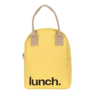 sac pour lunch pique nique en coton GOTS jaune