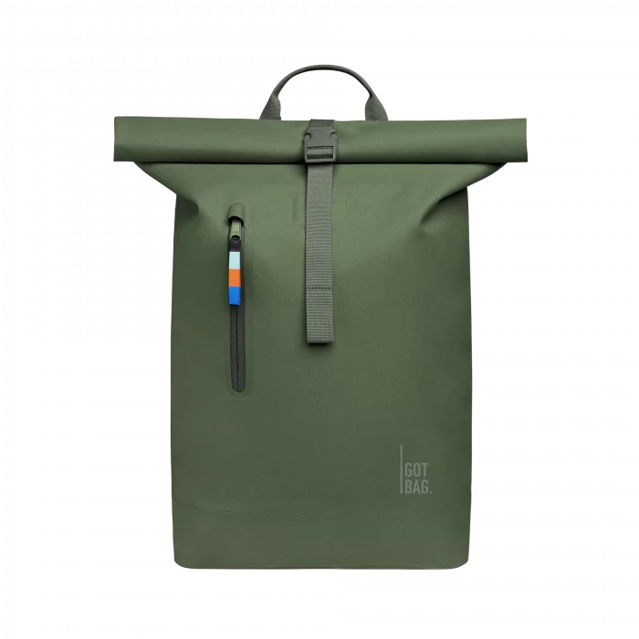Sac à dos recyclé Rolltop 26L Vert algue Got Bag