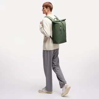 Sac à dos recyclé Rolltop 26L Vert algue Got Bag