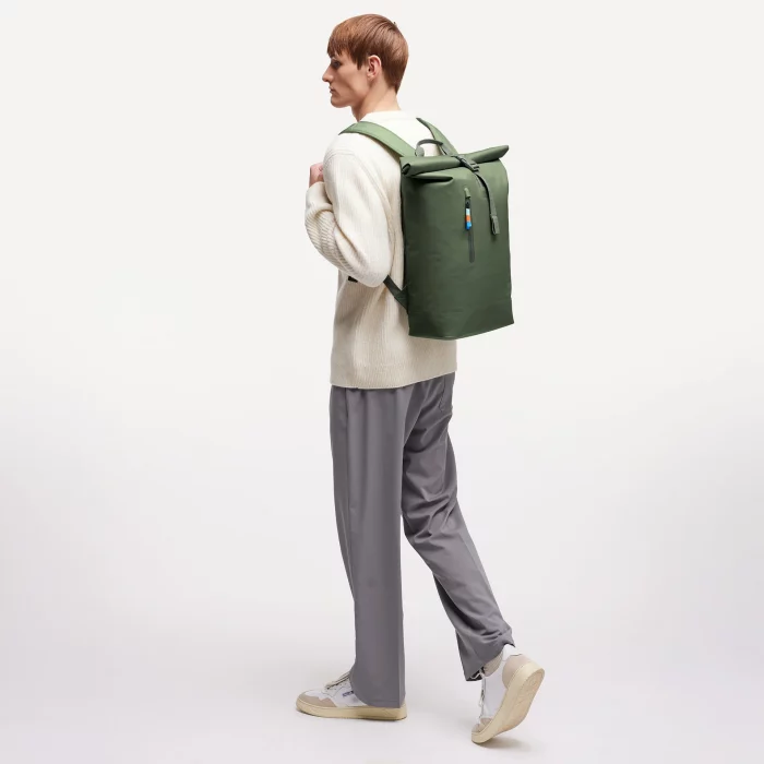 Sac à dos recyclé Rolltop 26L Vert algue Got Bag