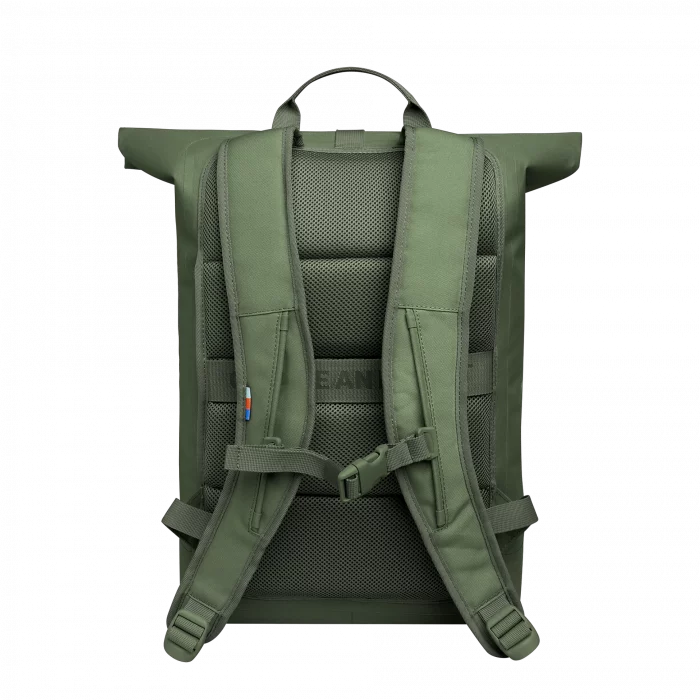 Sac à dos recyclé Rolltop 26L Vert algue Got Bag