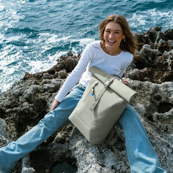Sac à dos recyclé Rolltop 26L Vert sauge Got Bag