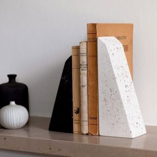 Serre livre 20cm en coquillages recyclés st jacques par Malakio
