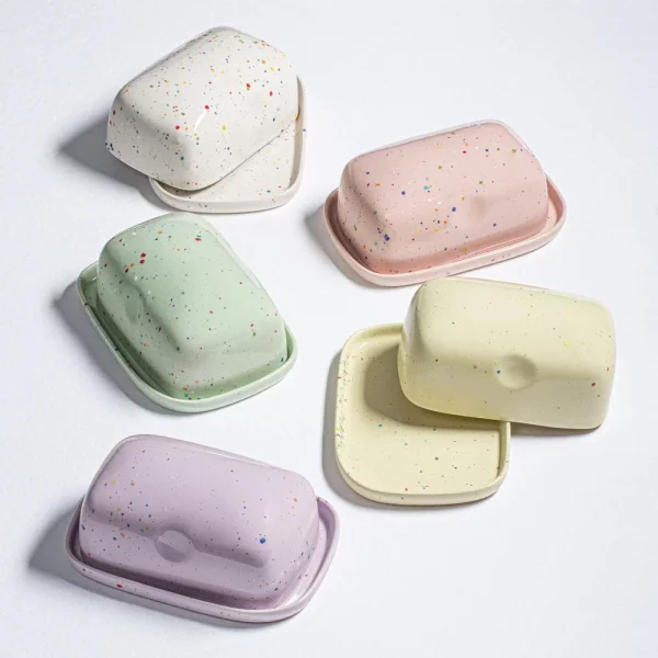 Beurriers en céramique Egg Back Home - toutes les couleurs