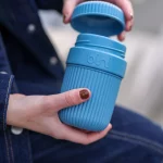 Bini Mug réutilisable en couleur bleu clair