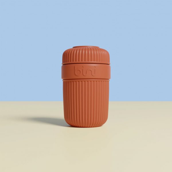 Bini Mug réutilisable en couleur Terracotta
