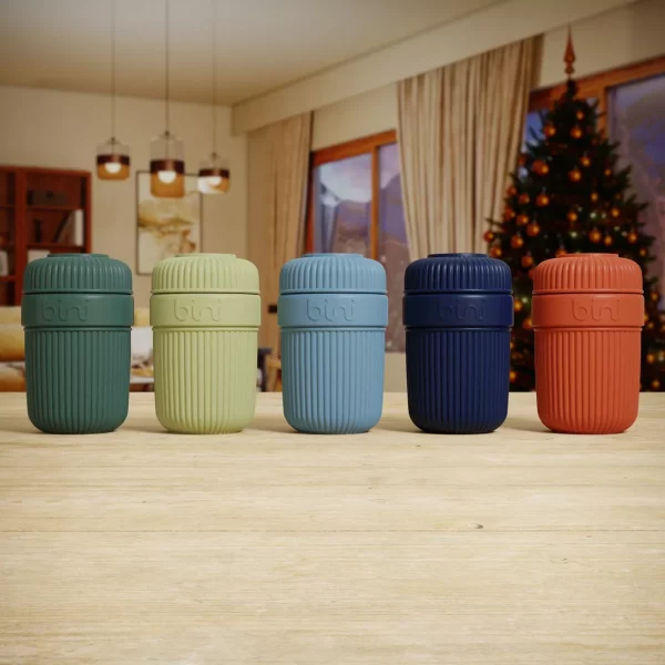 Bini Mugs réutilisables de toutes les couleurs