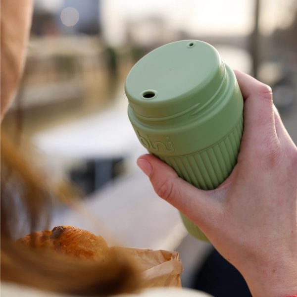 Bini Mug réutilisable en couleur vert clair
