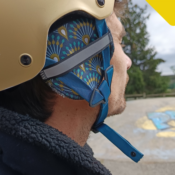 cache oreilles casque vélo Suzon & Suzette Ethnique