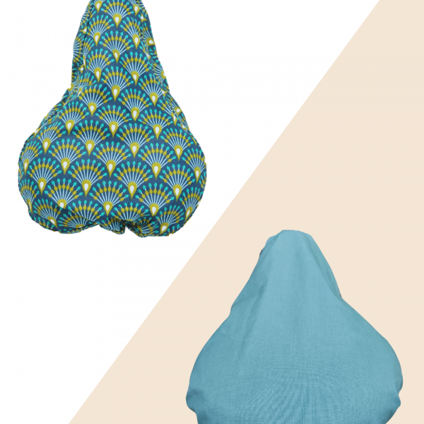 couvre-selle imperméable pour vélo par Suzon & Suzette - ethnique