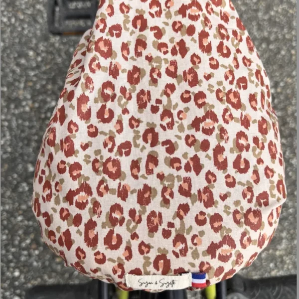 Couvre selle imperméable Suzon & Suzette - Léopard