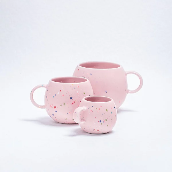 mug rose moucheté 3 tailles - 500ml Egg Back Home