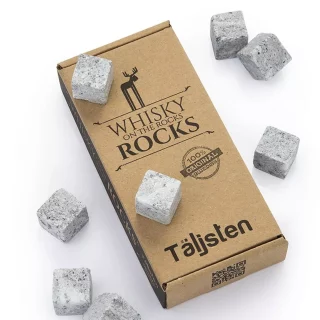Glacons à whisky pierre naturelle réutilisable Taljsten