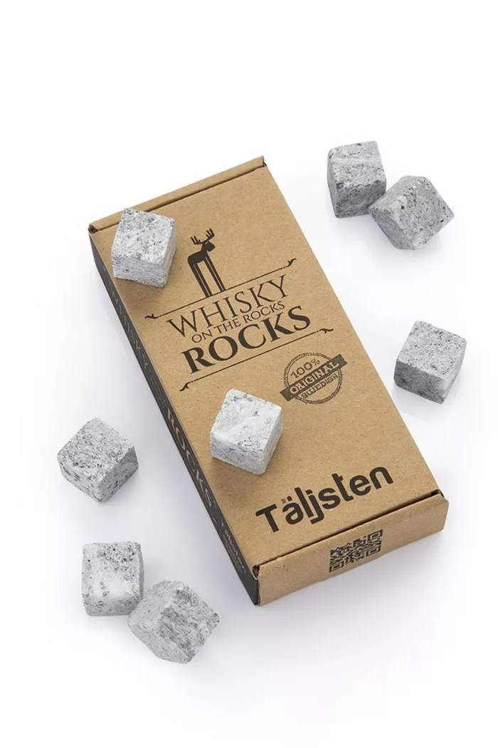 Glacons à whisky pierre naturelle réutilisable Taljsten