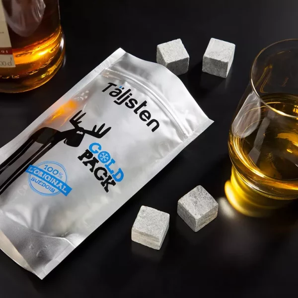 Glacons à whisky pierre naturelle réutilisable Taljsten