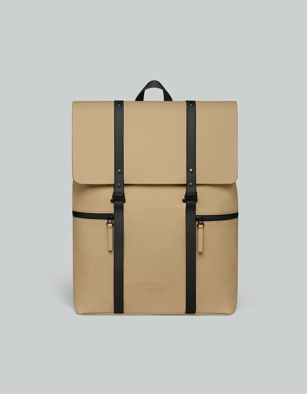 sacados-impermeable-gaston-luga-16pouces-creme Sac à dos imperméable Gaston Luga 20L latte