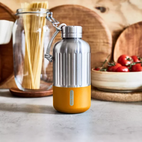 Gourde en inox isotherme 650ml Black & Blum Jaune