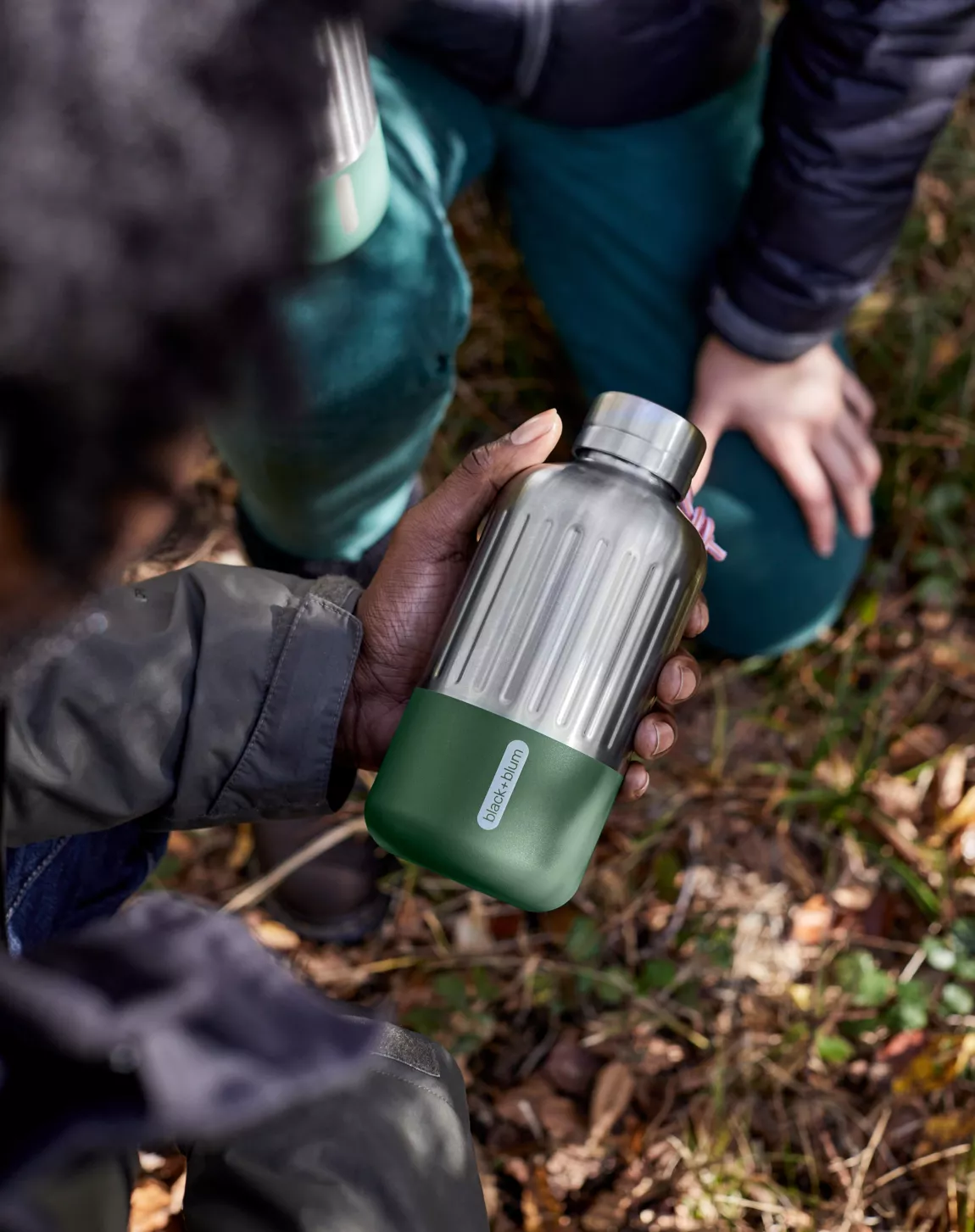 gourde-inox-650ml-blackandblum-vert.jpg Gourde en inox isotherme 650ml Black & Blum Vert