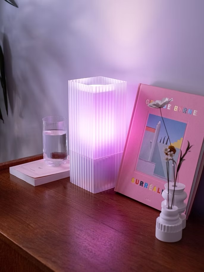 lampe-igloo-lavande-chambre-dami lampe Igloo lavande par la chambre d'ami