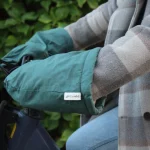 paire de manchons pour vélo vert Suzon & Suzette