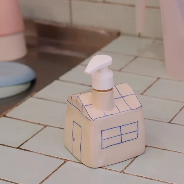 Pousse Mousse en céramique rose par Top Top Céramique