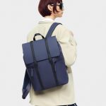 sac à dos Gaston Luga imperméable et recyclé 13pouces bleu marine