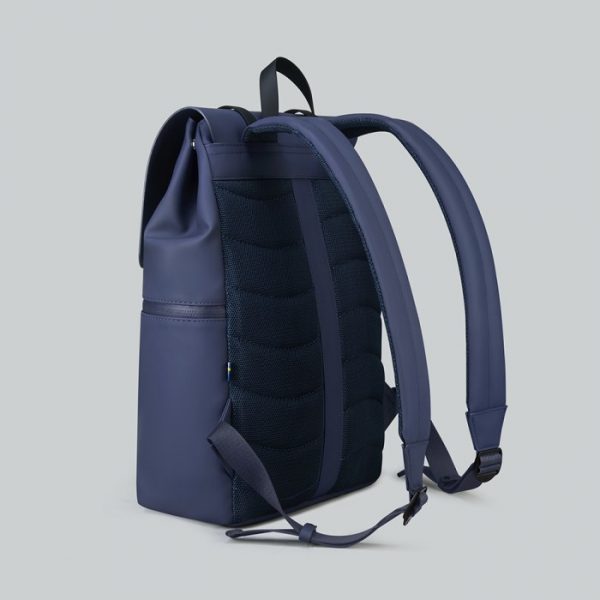 sac à dos Gaston Luga imperméable et recyclé 13pouces bleu marine