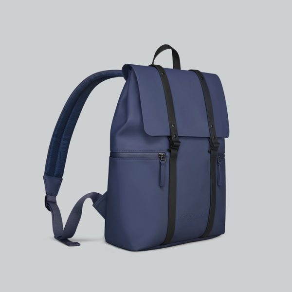 sac à dos Gaston Luga imperméable et recyclé 13pouces bleu marine