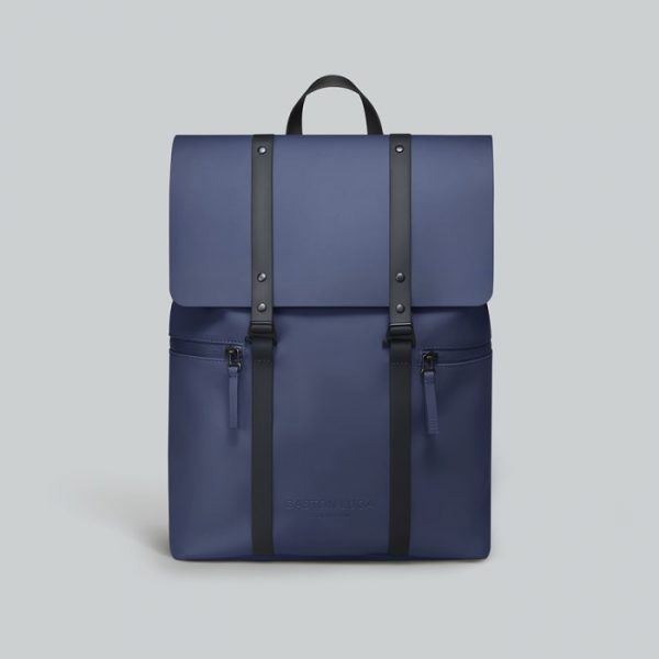sac à dos Gaston Luga imperméable et recyclé 13pouces bleu marine
