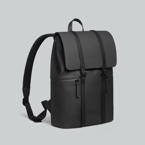 sac à dos Gaston Luga imperméable et recyclé 13pouces noir
