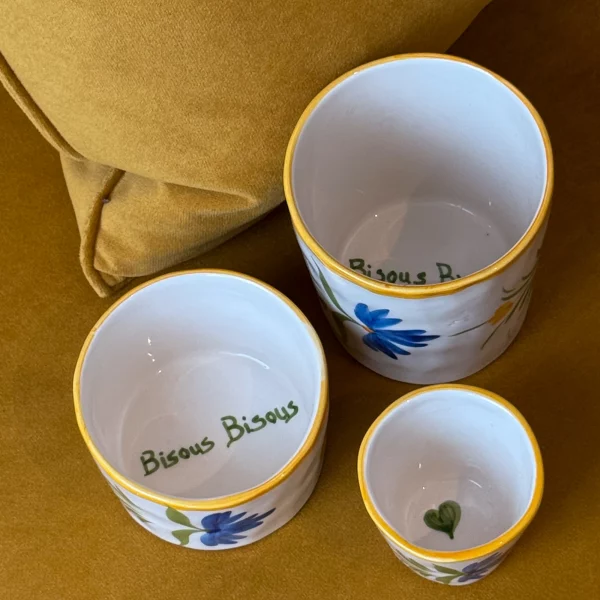 Tasse haute pour latte jaune - denise céramique