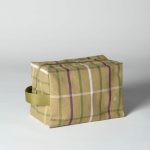 Trousse de toilette tartan noisette La Cerise sur le Gateau