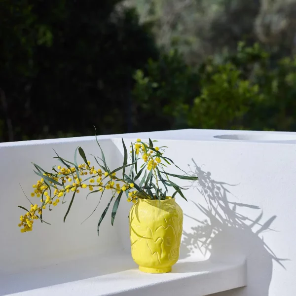vase en céramique taille L jaune citron OnoMao