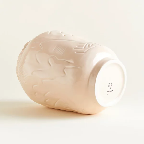 vase en céramique taille L rose poudré creme OnoMao