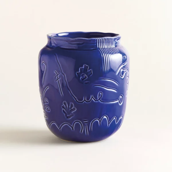 vase en céramique taille M bleu Klein OnoMao